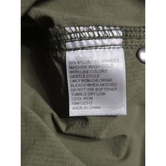 Howler Brothers Waterman’s Work Shorts 36 Olive Green Ripstop Nylon Stretch NWOT - Picture 6 of 12